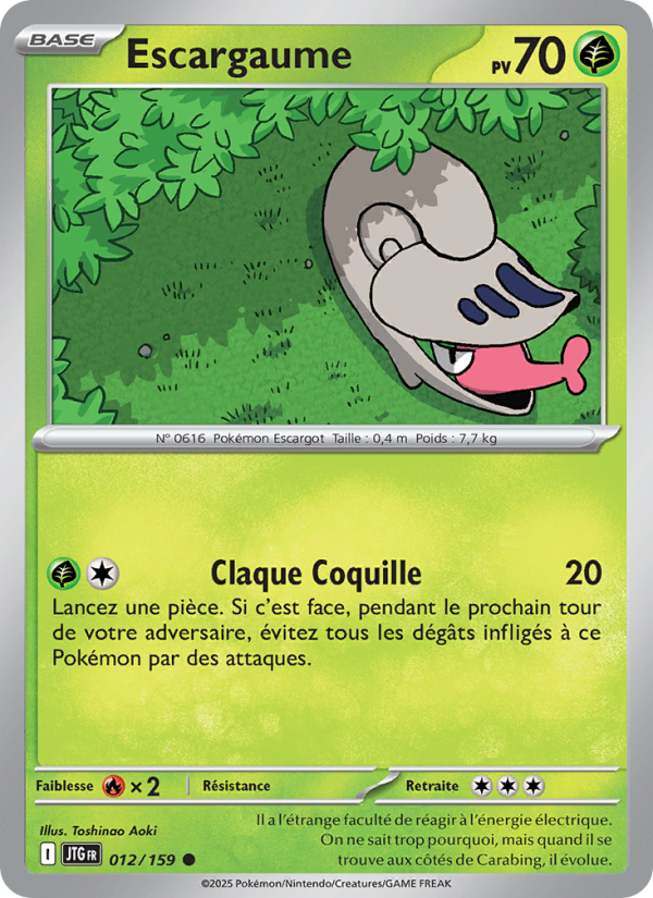 Escargaume 012 — Journey Together (French Pokémon TCG card)