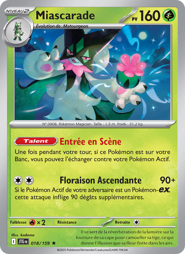 Miascarade 018 — Journey Together (French Pokémon TCG card)