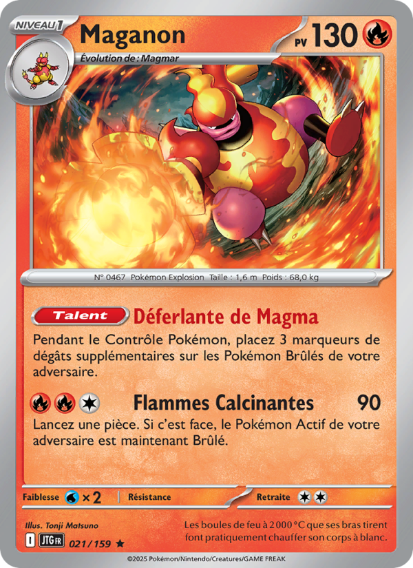 Maganon 021 — Journey Together (French Pokémon TCG card)
