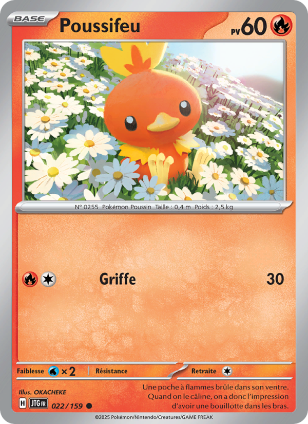 Poussifeu 022 — Journey Together (French Pokémon TCG card)