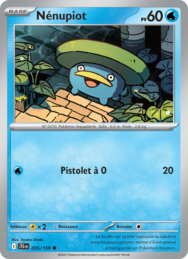 Nénupiot 035 — Journey Together (French Pokémon TCG card)