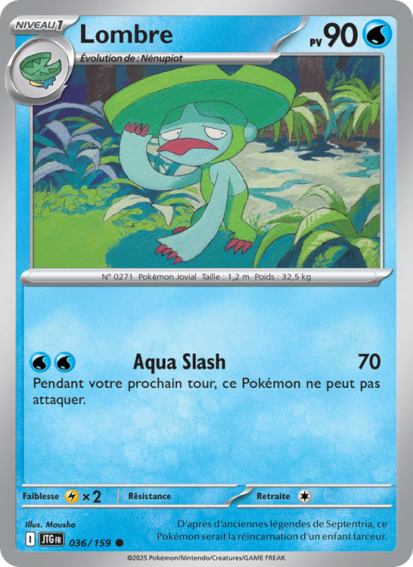 Lombre 036 — Journey Together (French Pokémon TCG card)