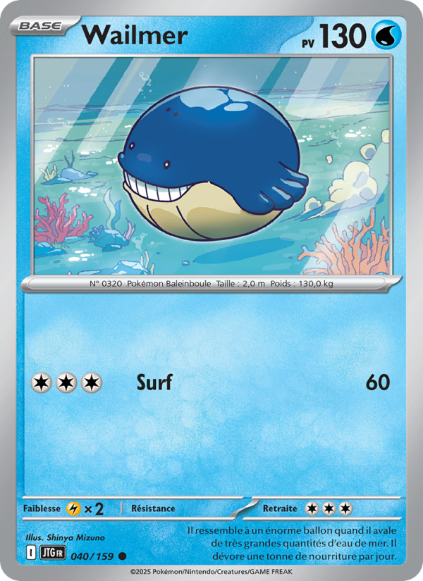 Wailmer 040 — Journey Together (French Pokémon TCG card)