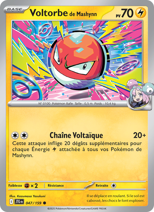 Voltorbe de Mashynn 047 — Journey Together (French Pokémon TCG card)