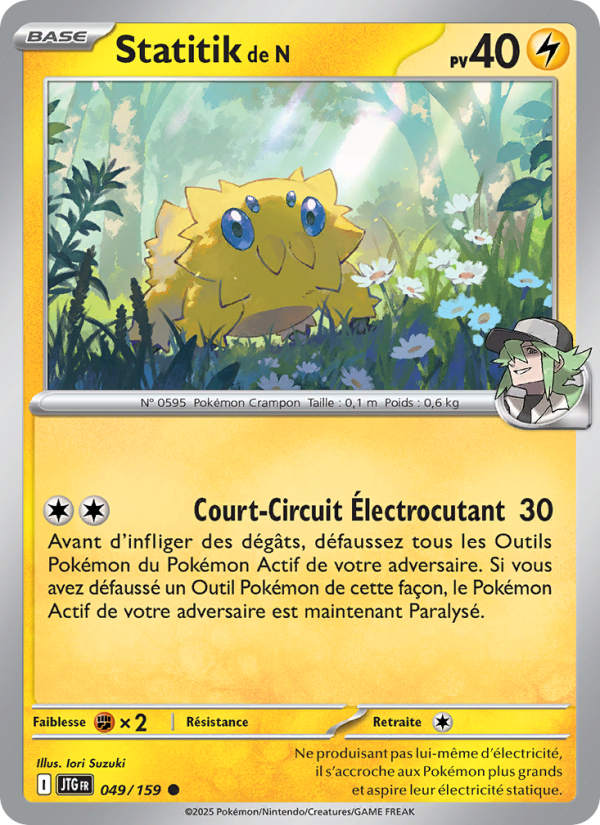 Statitik de N 049 — Journey Together (French Pokémon TCG card)