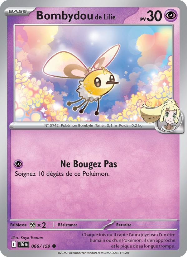Bombydou de Lilie 066 — Journey Together (French Pokémon TCG card)