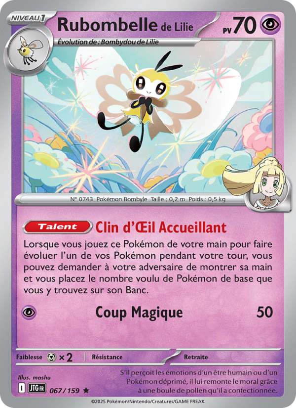 Rubombelle de Lilie 067 — Journey Together (French Pokémon TCG card)