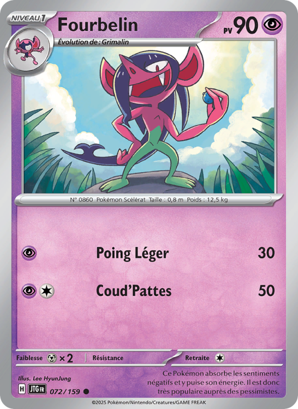 Fourbelin 072 — Journey Together (French Pokémon TCG card)