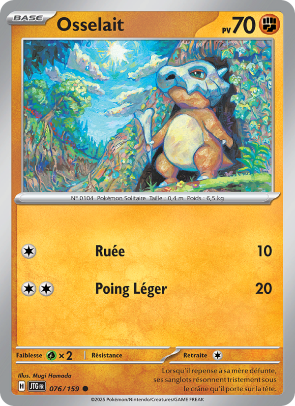 Osselait 076 — Journey Together (French Pokémon TCG card)
