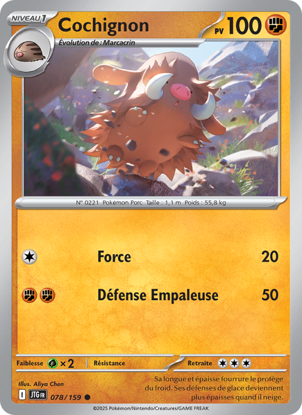 Cochignon 078 — Journey Together (French Pokémon TCG card)