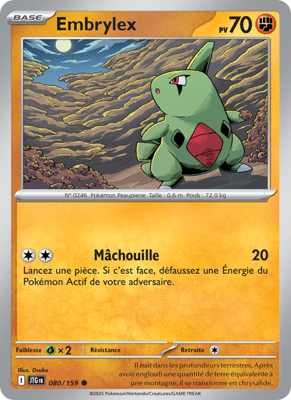 Embrylex 080 — Journey Together (French Pokémon TCG card)