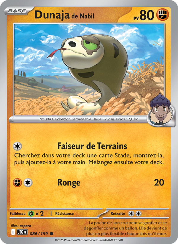 Dunaja de Nabil 086 — Journey Together (French Pokémon TCG card)