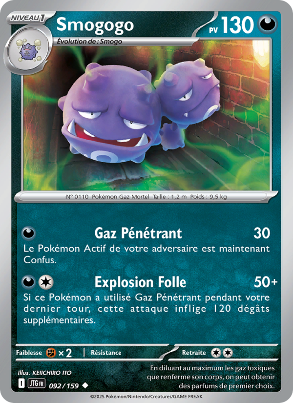 Smogogo 092 — Journey Together (French Pokémon TCG card)