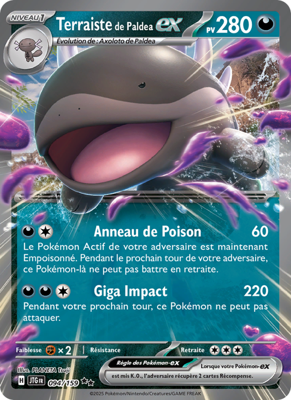 Terraiste de Paldea-ex 094 — Journey Together (French Pokémon TCG card)