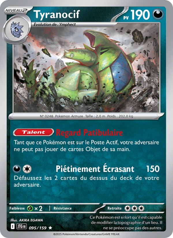 Tyranocif 095 — Journey Together (French Pokémon TCG card)