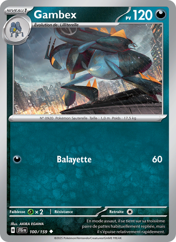 Gambex 100 — Journey Together (French Pokémon TCG card)