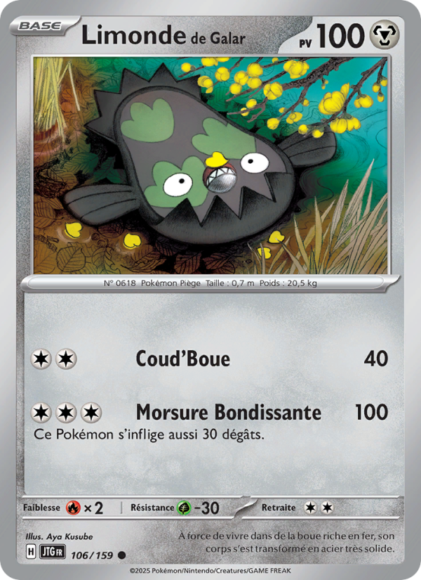 Limonde de Galar 106 — Journey Together (French Pokémon TCG card)
