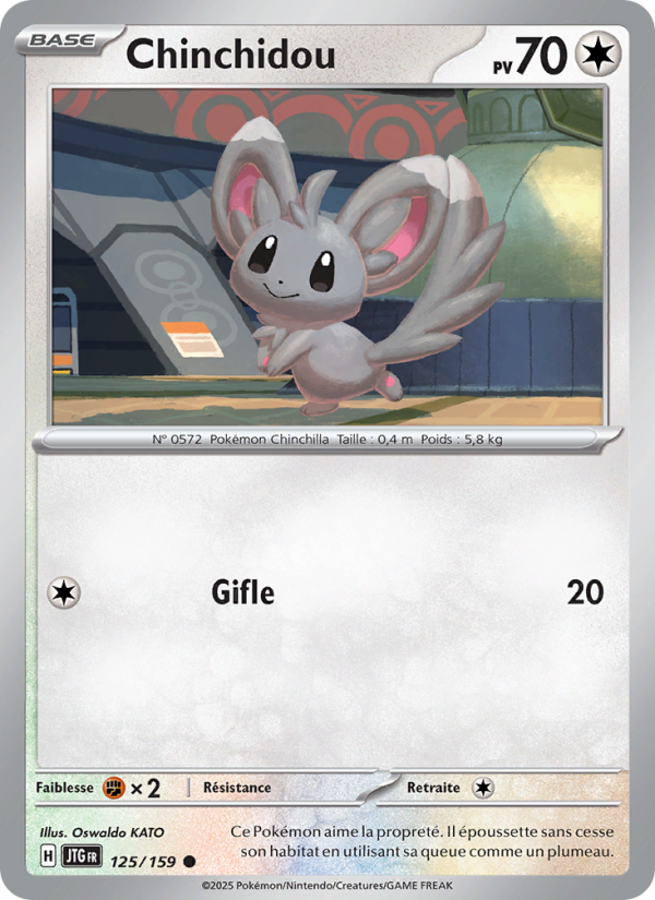 Chinchidou 125 — Journey Together (French Pokémon TCG card)