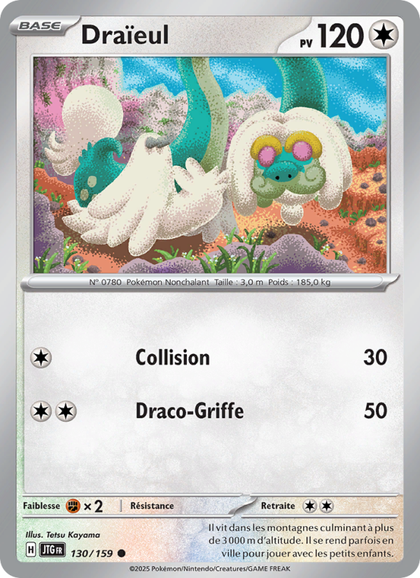 Draïeul 130 — Journey Together (French Pokémon TCG card)
