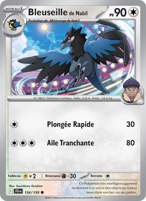 Bleuseille de Nabil 134 — Journey Together (French Pokémon TCG card)