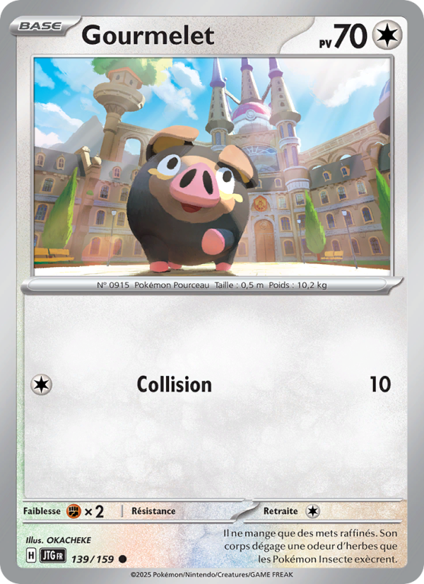 Gourmelet 139 — Journey Together (French Pokémon TCG card)
