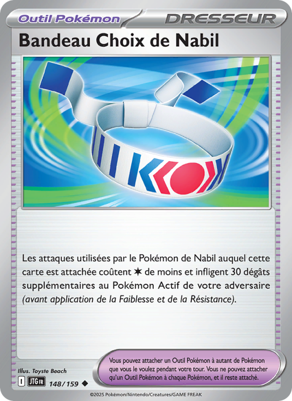 Bandeau Choix de Nabil 148 — Journey Together (French Pokémon TCG card)