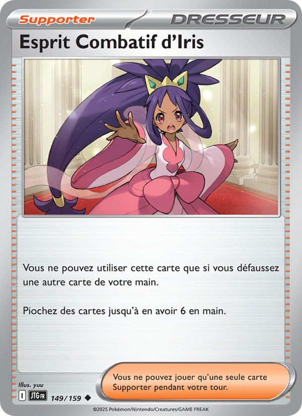 Esprit Combatif d'Iris 149 — Journey Together (French Pokémon TCG card)