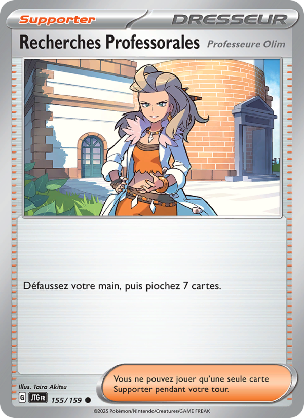 Recherches Professorales 155 — Journey Together (French Pokémon TCG card)