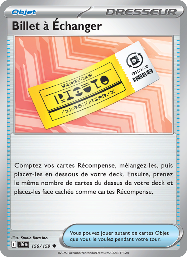 Billet à Échanger 156 — Journey Together (French Pokémon TCG card)
