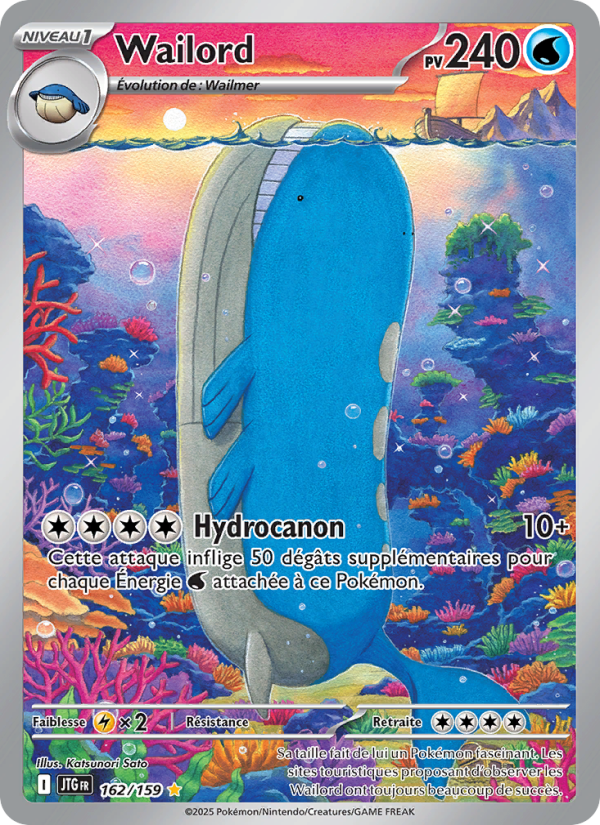 Wailord 162 — Journey Together (French Pokémon TCG card)