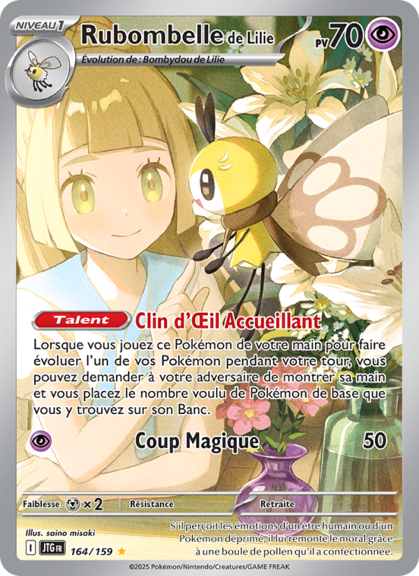 Rubombelle de Lilie 164 — Journey Together (French Pokémon TCG card)
