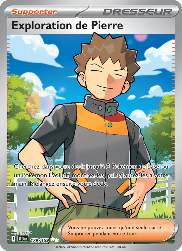 Exploration de Pierre 179 — Journey Together (French Pokémon TCG card)