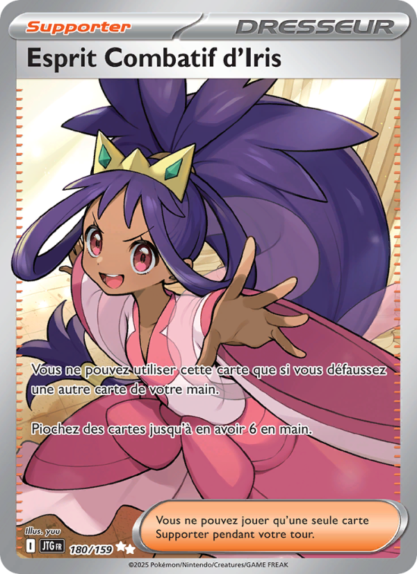 Esprit Combatif d'Iris 180 — Journey Together (French Pokémon TCG card)