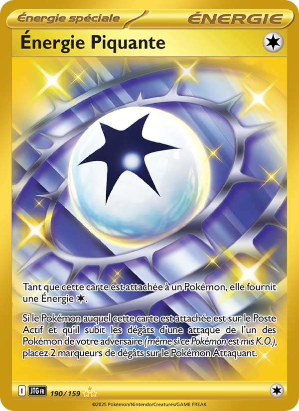 Énergie Piquante 190 — Journey Together (French Pokémon TCG card)