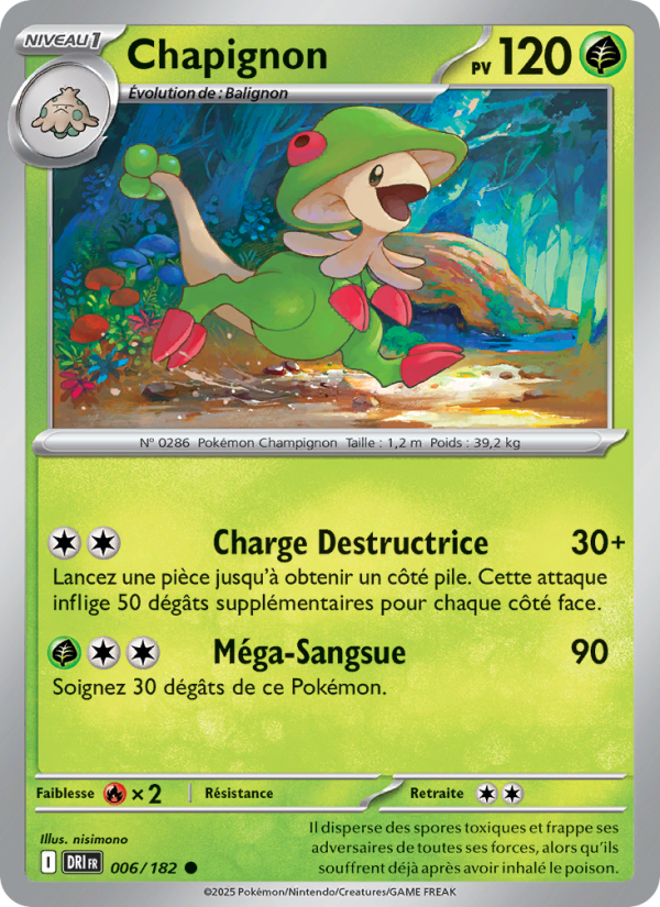 Chapignon 006 — Destined Rivals (French Pokémon TCG card)