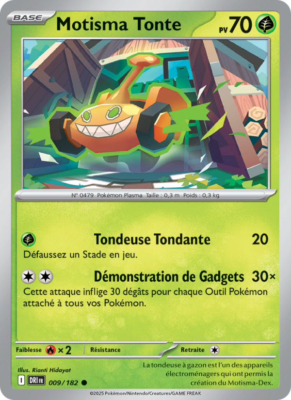 Motisma Tonte 009 — Destined Rivals (French Pokémon TCG card)
