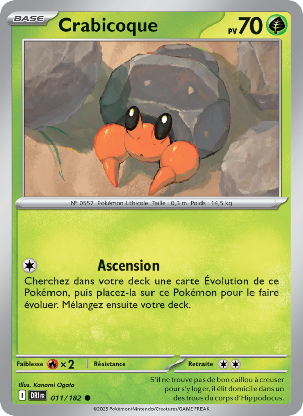 Crabicoque 011 — Destined Rivals (French Pokémon TCG card)
