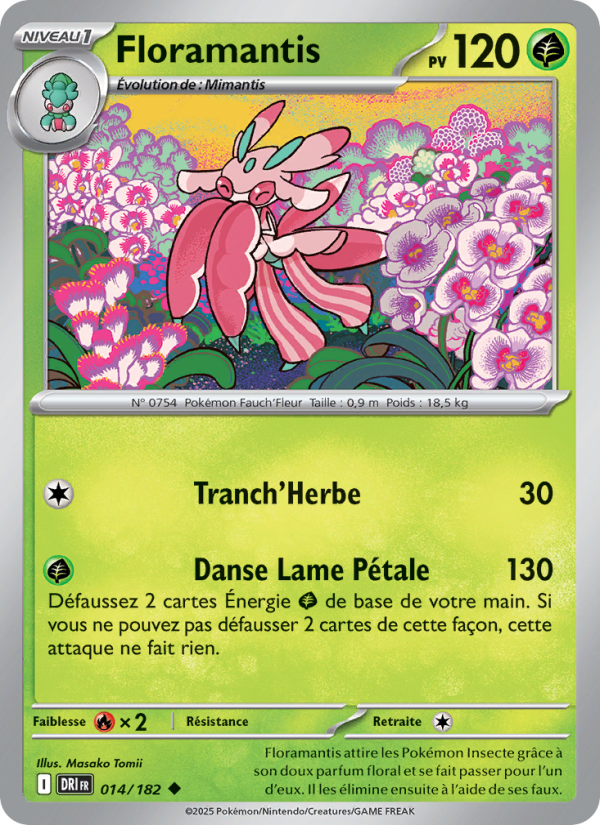 Floramantis 014 — Destined Rivals (French Pokémon TCG card)