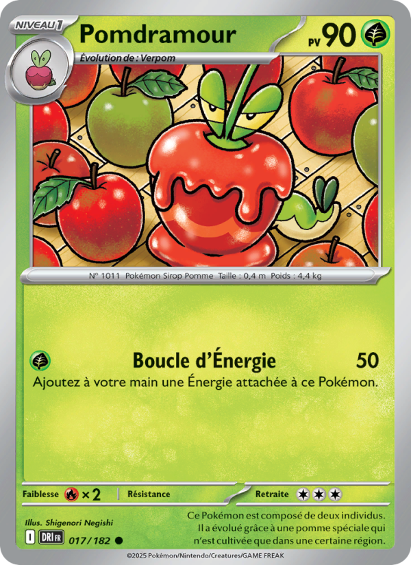 Pomdramour 017 — Destined Rivals (French Pokémon TCG card)