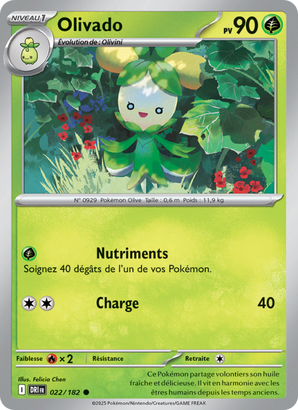 Olivado 022 — Destined Rivals (French Pokémon TCG card)