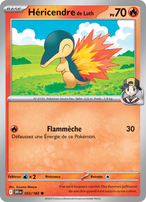 Héricendre de Luth 032 — Destined Rivals (French Pokémon TCG card)