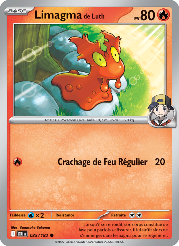 Limagma de Luth 035 — Destined Rivals (French Pokémon TCG card)