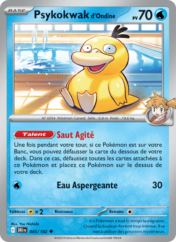 Psykokwak d'Ondine 045 — Destined Rivals (French Pokémon TCG card)