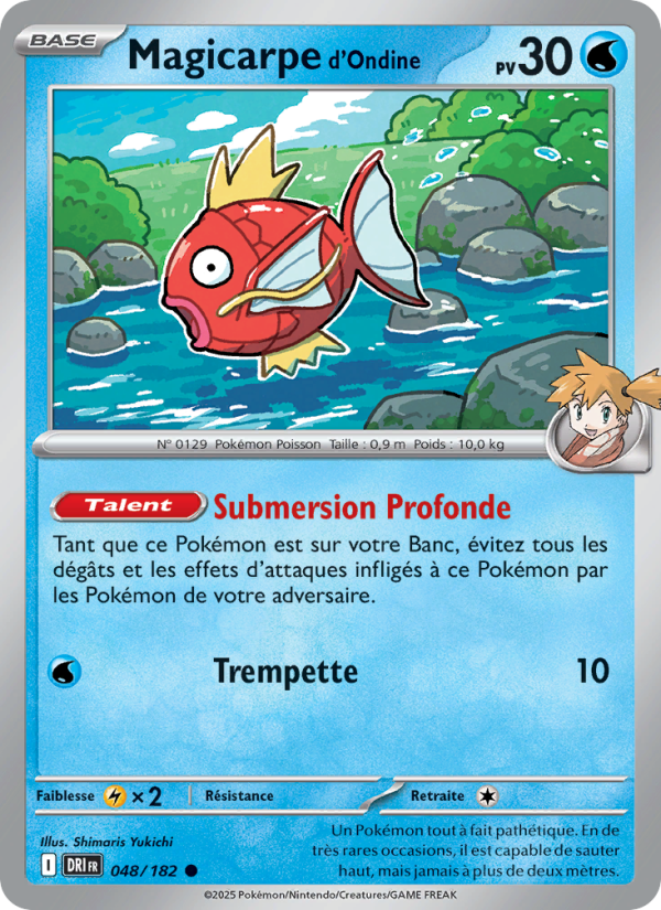 Magicarpe d'Ondine 048 — Destined Rivals (French Pokémon TCG card)