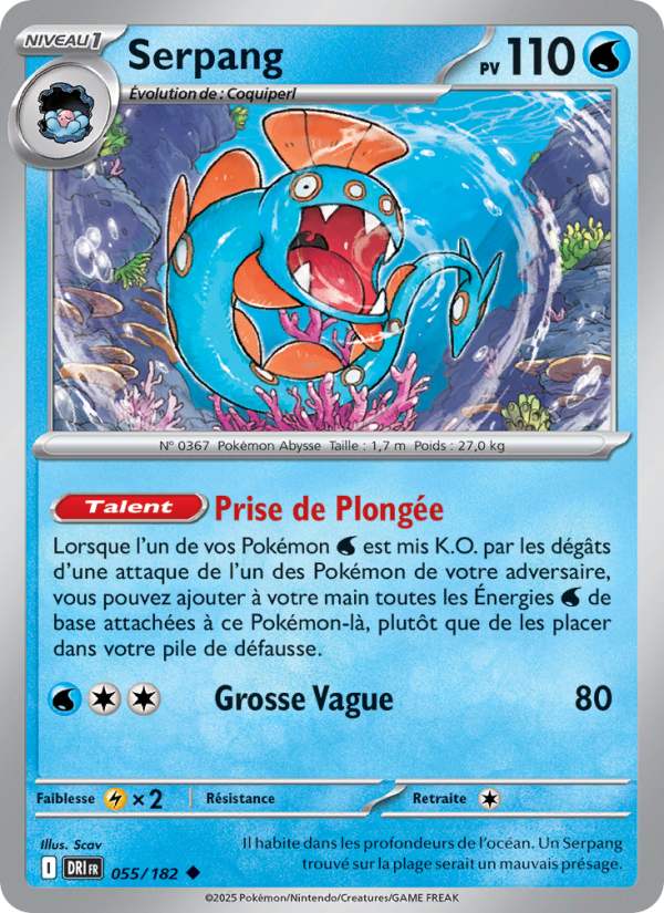 Serpang 055 — Destined Rivals (French Pokémon TCG card)