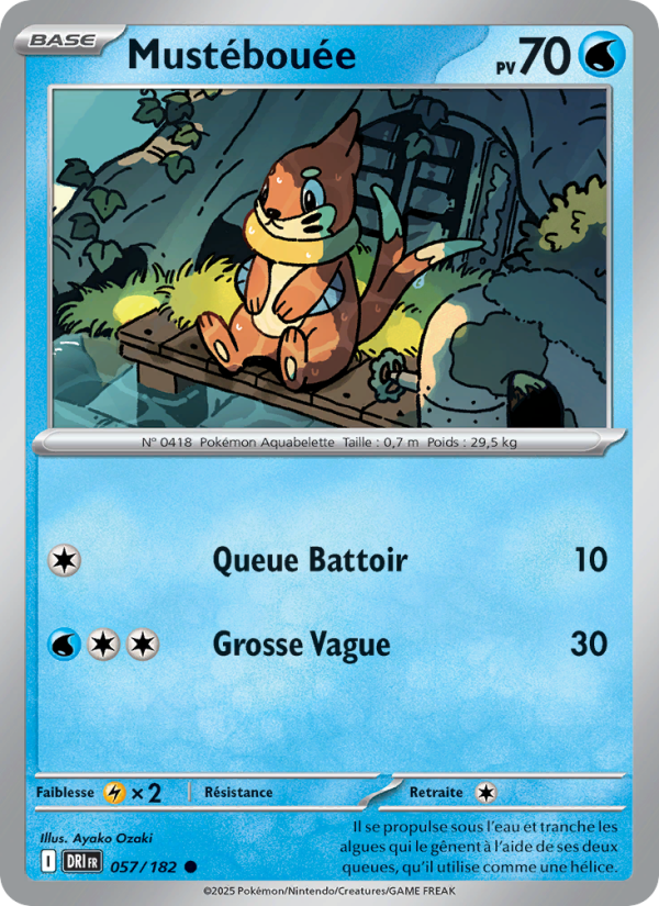 Mustébouée 057 — Destined Rivals (French Pokémon TCG card)