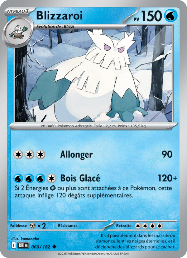 Blizzaroi 060 — Destined Rivals (French Pokémon TCG card)