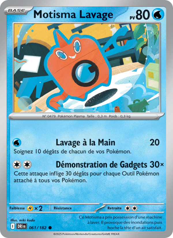 Motisma Lavage 061 — Destined Rivals (French Pokémon TCG card)