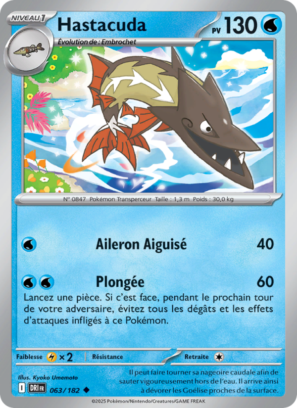 Hastacuda 063 — Destined Rivals (French Pokémon TCG card)