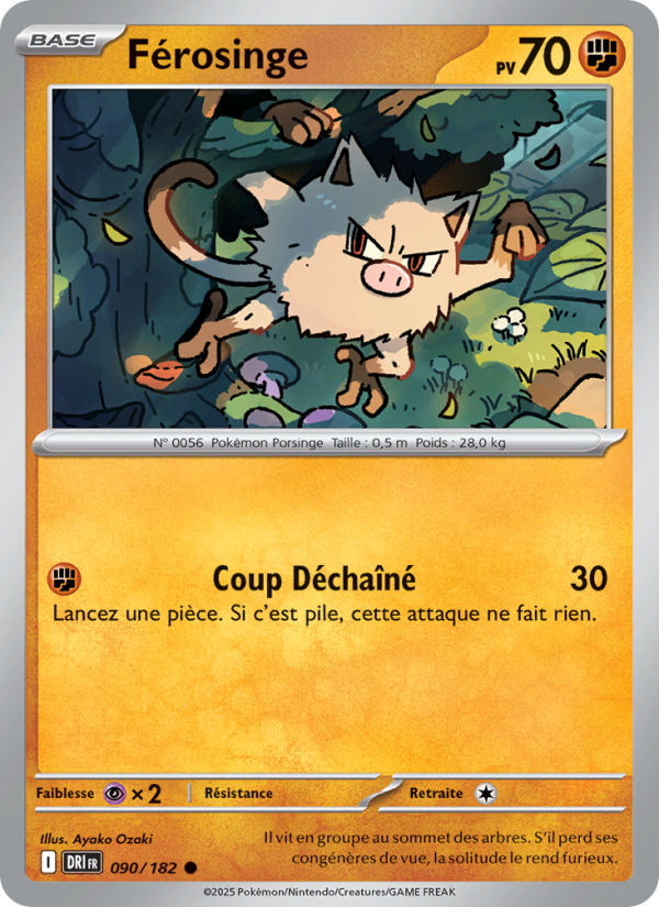 Férosinge 090 — Destined Rivals (French Pokémon TCG card)